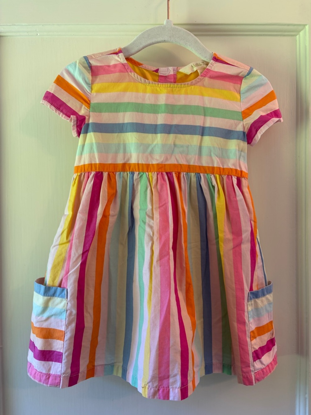 Matilda Jane Rainbow Striped Girls Dress 12-18 months